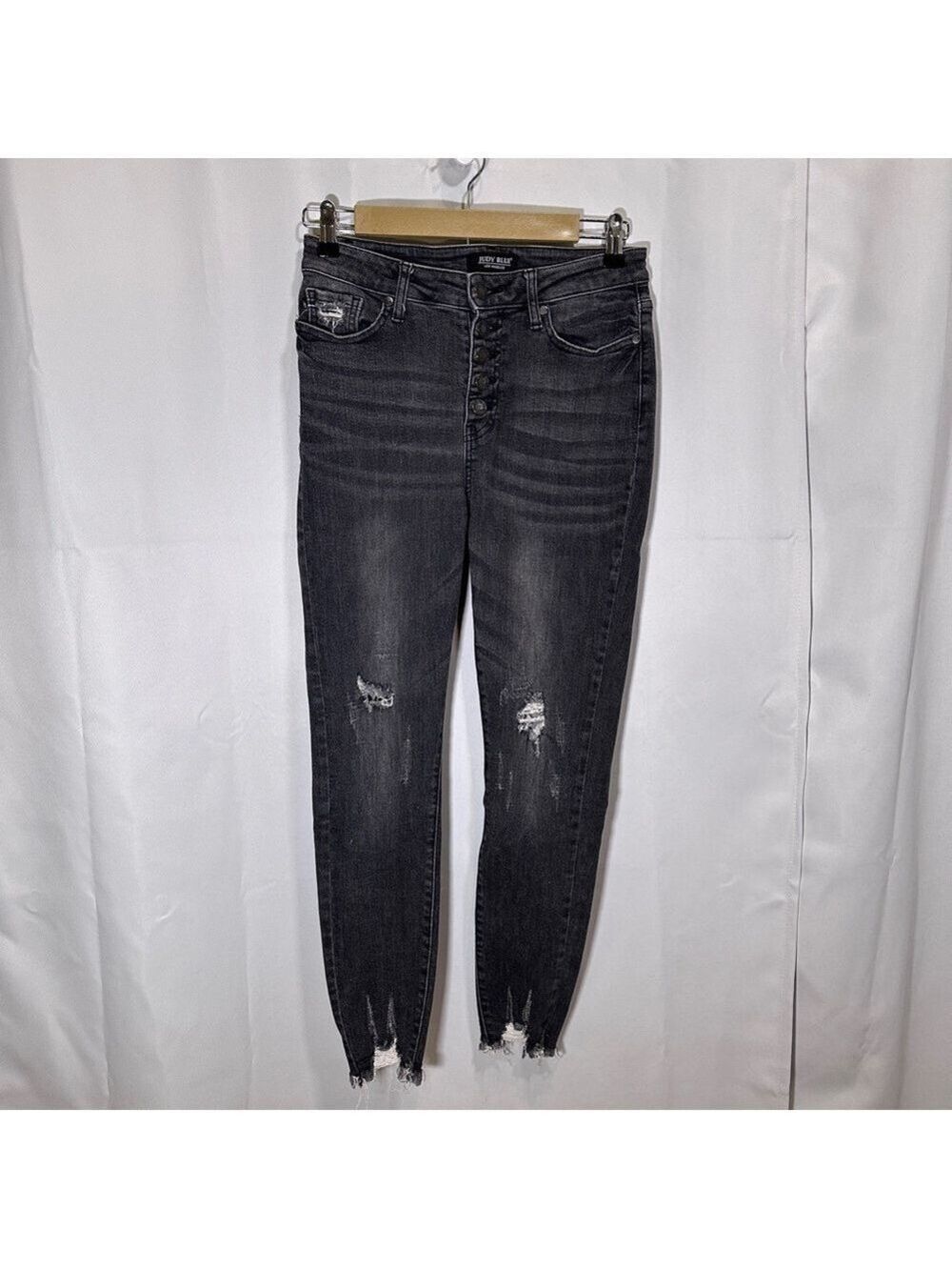 Judy Blue Black Wash Distressed Jeans